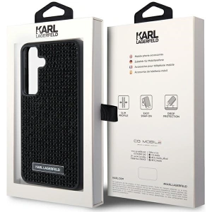 Etui Karl Lagerfeld KLHCS24SHDSPRK Samsung Galaxy S24 hardcase Rhinestone Metal Logo czarny/black