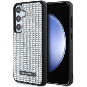 Hurtownia GSM - Etui Karl Lagerfeld KLHCS24SHDSPRS Samsung Galaxy S24 hardcase Rhinestone Metal Logo stříbrný/silver - KLD1918 - {ean13} - Hurt