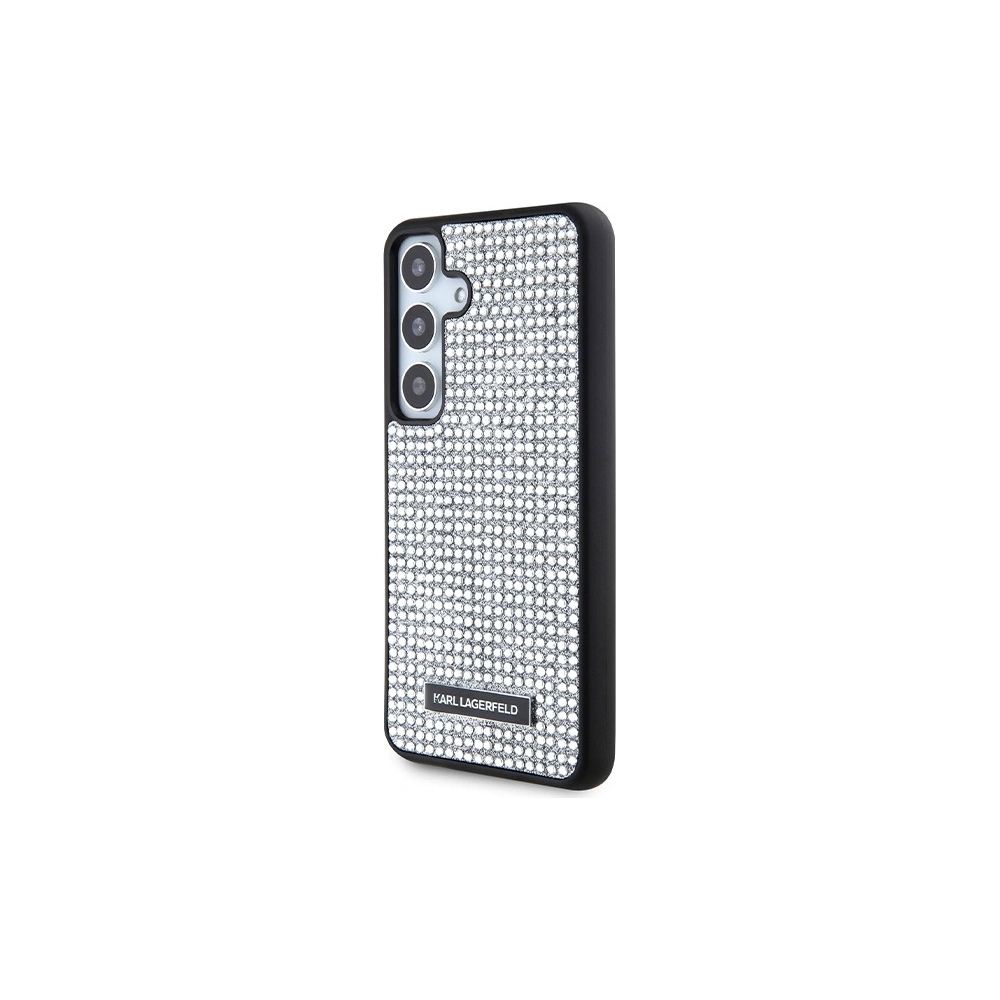 Hurtownia GSM - Etui Karl Lagerfeld KLHCS24SHDSPRS Samsung Galaxy S24 hardcase Rhinestone Metal Logo argintiu/silver - KLD1918 - {ean13} - Hurt