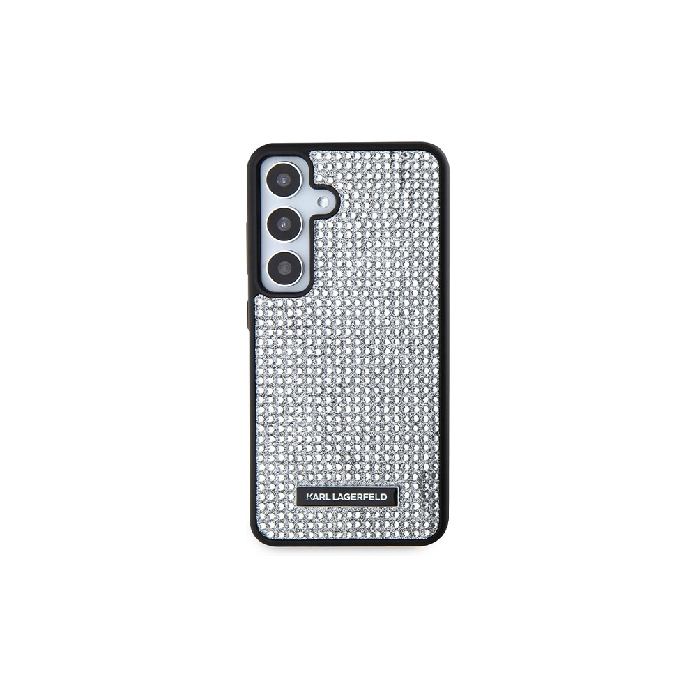 Hurtownia GSM - Etui Karl Lagerfeld KLHCS24SHDSPRS Samsung Galaxy S24 hardcase Rhinestone Metal Logo argintiu/silver - KLD1918 - {ean13} - Hurt