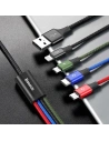 Hurtownia GSM - Kabel USB Baseus Fast 4w1 USB-C / Lightning / 2x Micro 3,5A 1,2m (czarny) - BSU636BLK - {ean13} - Hurt