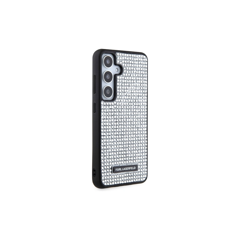 Hurtownia GSM - Etui Karl Lagerfeld KLHCS24SHDSPRS Samsung Galaxy S24 hardcase Rhinestone Metal Logo argintiu/silver - KLD1918 - {ean13} - Hurt
