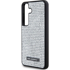 Etui Karl Lagerfeld KLHCS24SHDSPRS Samsung Galaxy S24 hardcase Rhinestone Metal Logo srebrny/silver