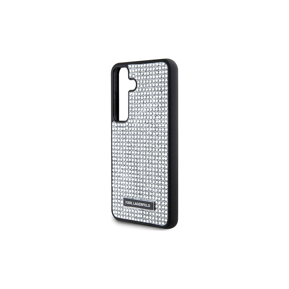 Hurtownia GSM - Etui Karl Lagerfeld KLHCS24SHDSPRS Samsung Galaxy S24 hardcase Rhinestone Metal Logo argintiu/silver - KLD1918 - {ean13} - Hurt