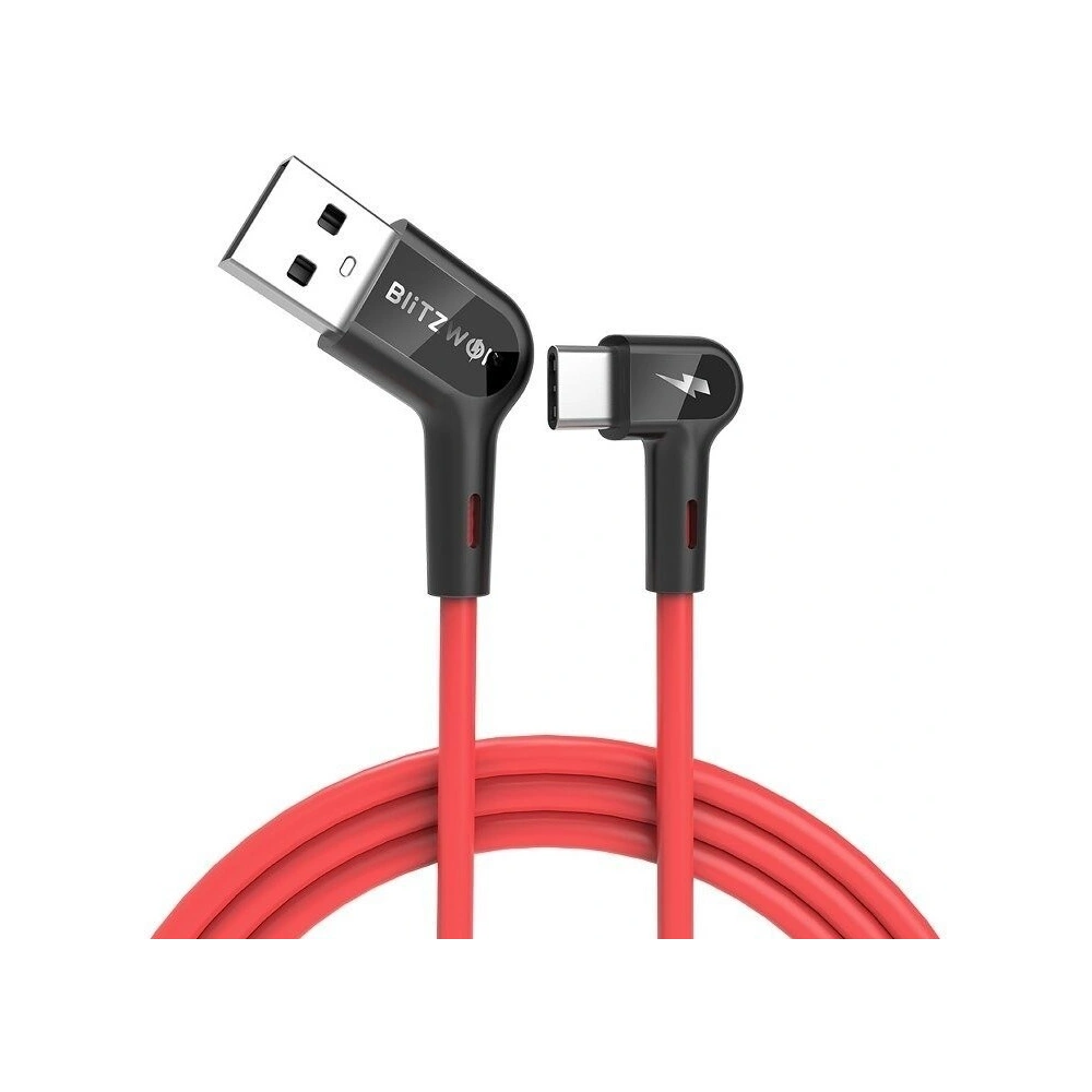 Hurtownia GSM - Kątowy kabel USB-C BlitzWolf BW-AC1 3A 0,9m - BLZ176 - {ean13} - Hurt