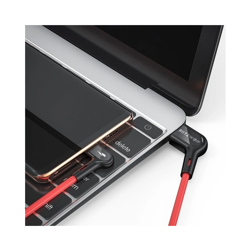 Hurtownia GSM - Kątowy kabel USB-C BlitzWolf BW-AC1 3A 0,9m - BLZ176 - {ean13} - Hurt