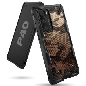 Hurtownia GSM - [OUTLET] Etui Ringke Fusion-X Huawei P40 Camo (Moro) Černé - OT-583 - {ean13} - Hurt