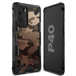 Hurtownia GSM - [OUTLET] Etui Ringke Fusion-X Huawei P40 Camo (Moro) Černé - OT-583 - {ean13} - Hurt