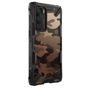 Hurtownia GSM - [OUTLET] Etui Ringke Fusion-X Huawei P40 Camo (Moro) Černé - OT-583 - {ean13} - Hurt