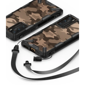Hurtownia GSM - [OUTLET] Etui Ringke Fusion-X Huawei P40 Camo (Moro) Černé - OT-583 - {ean13} - Hurt