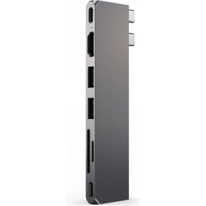 Hurtownia GSM - Adapter Satechi Pro Slim MacBook hub 2xUSB-C / 2xUSB-A, USB-C, USB-C USB4, HDMI, SD/microSD, space grey - STH101 - {ean13} - Hurt