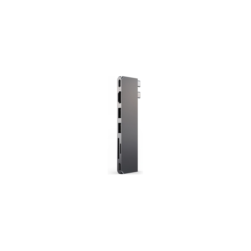 Hurtownia GSM - Adaptér Satechi Pro Slim hub pro MacBook 2xUSB-C / 2xUSB-A, USB-C, USB-C USB4, HDMI, SD/microSD, space grey - STH101 - {ean13} - Hurt
