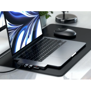 Hurtownia GSM - Adapter Satechi Pro Slim MacBook hub 2xUSB-C / 2xUSB-A, USB-C, USB-C USB4, HDMI, SD/microSD, űrszürke - STH101 - {ean13} - Hurt