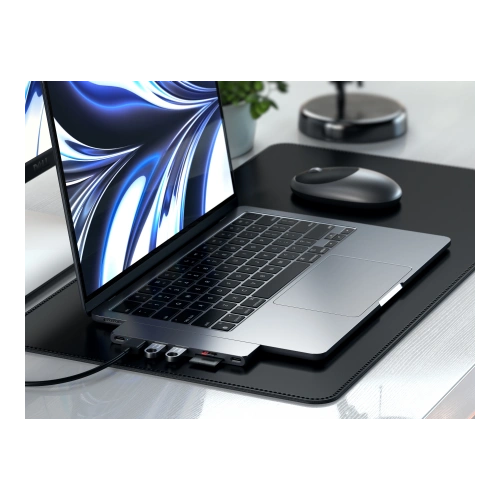 Adapter Satechi Pro Slim MacBook hub 2xUSB-C / 2xUSB-A, USB-C, USB-C USB4, HDMI, SD/microSD, space grey