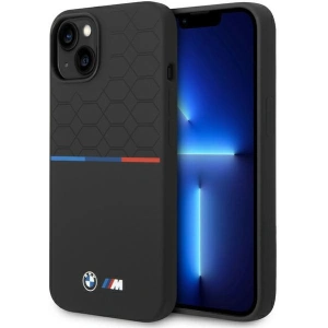 Hurtownia GSM - Etui BMW BMHMP15S22SMPK Apple iPhone 15 / 14 / 13 hardcase M Silicon Pattern MagSafe negru/black - BMW653 - {ean13} - Hurt