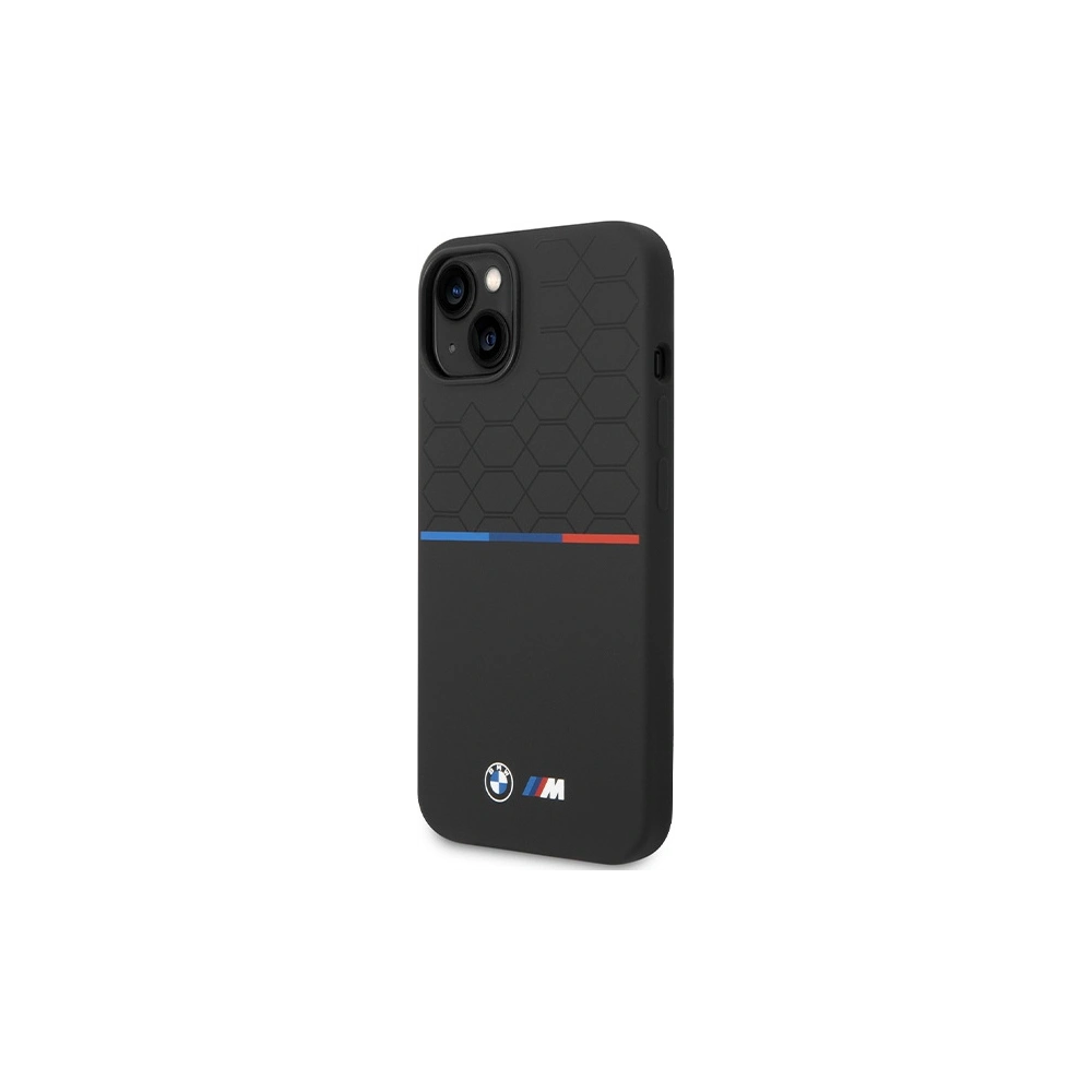 Hurtownia GSM - Case BMW BMHMP15S22SMPK Apple iPhone 15 / 14 / 13 Hardcase M Silikon Muster MagSafe schwarz/black - BMW653 - {ean13} - Hurt