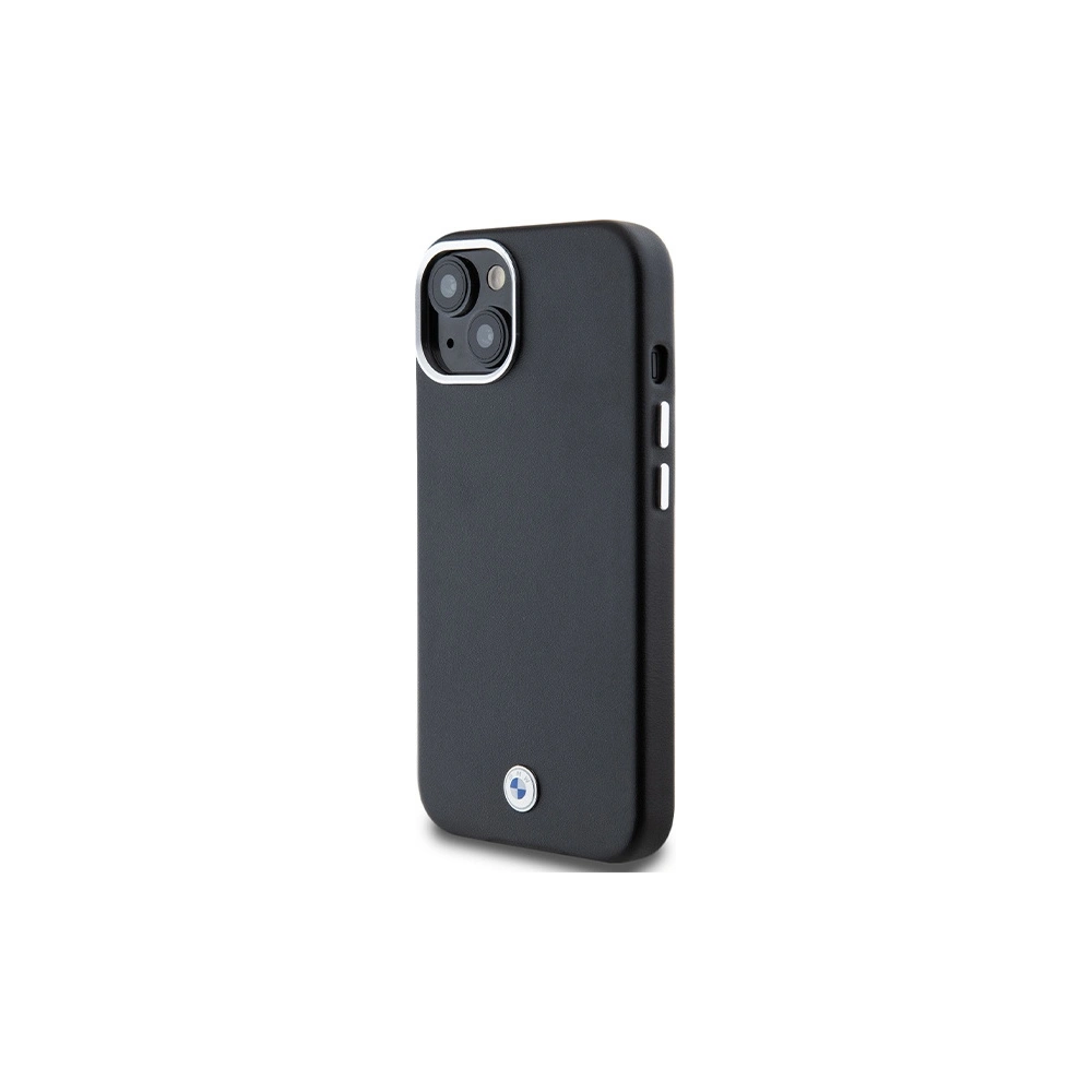 Hurtownia GSM - Etui BMW BMHMP15S23PUFWK Apple iPhone 15 / 14 / 13 Signature Wrapped Metal MagSafe negru/black - BMW654 - {ean13} - Hurt