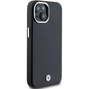 Hurtownia GSM - Case BMW BMHMP15S23PUFWK Apple iPhone 15 / 14 / 13 Signature Wrapped Metal MagSafe schwarz/black - BMW654 - {ean13} - Hurt