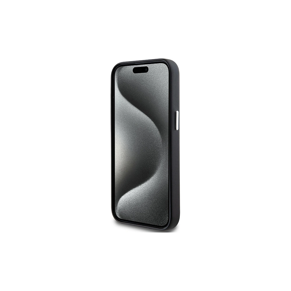 Hurtownia GSM - Etui BMW BMHMP15S23PUFWK Apple iPhone 15 / 14 / 13 Signature Wrapped Metal MagSafe negru/black - BMW654 - {ean13} - Hurt