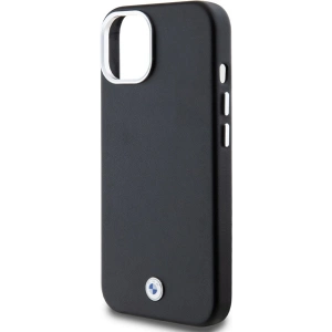 Hurtownia GSM - Case BMW BMHMP15S23PUFWK Apple iPhone 15 / 14 / 13 Signature Wrapped Metal MagSafe schwarz/black - BMW654 - {ean13} - Hurt
