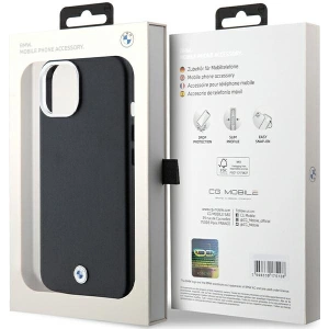 Hurtownia GSM - Case BMW BMHMP15S23PUFWK Apple iPhone 15 / 14 / 13 Signature Wrapped Metal MagSafe schwarz/black - BMW654 - {ean13} - Hurt