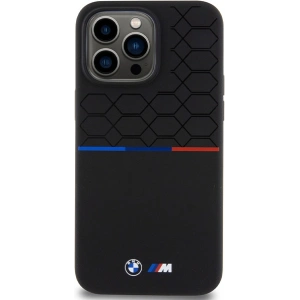 Wholesale BMW BMHMP15X22SMPK Apple iPhone 15 Pro Max hardcase M Silicone Pattern MagSafe black - BMW655 - {ean13} - Hurt