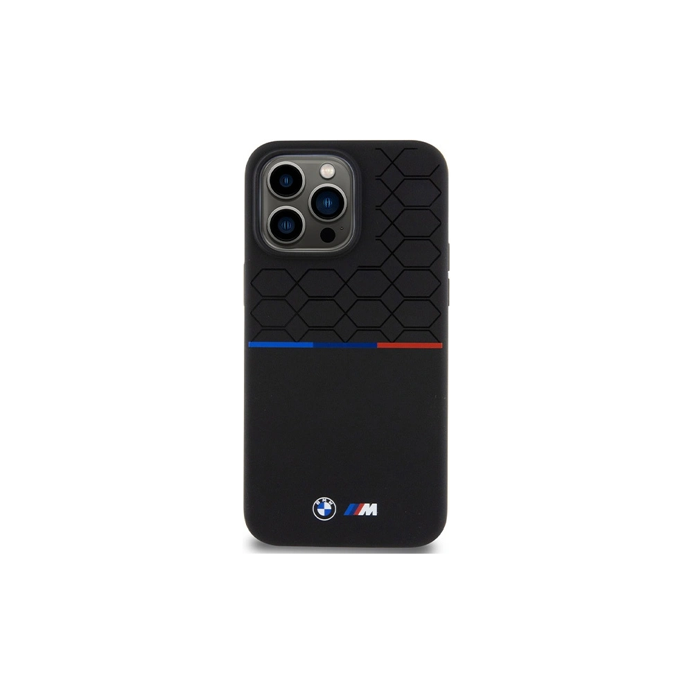 Hurtownia GSM - Etui BMW BMHMP15X22SMPK Apple iPhone 15 Pro Max hardcase M Silicone Pattern MagSafe černý/black - BMW655 - {ean13} - Hurt