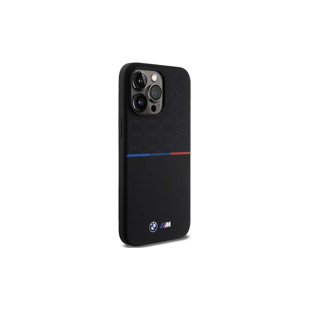 Hurtownia GSM - Etui BMW BMHMP15X22SMPK Apple iPhone 15 Pro Max kemény tok M Szilikon Minta MagSafe fekete/black - BMW655 - {ean13} - Hurt
