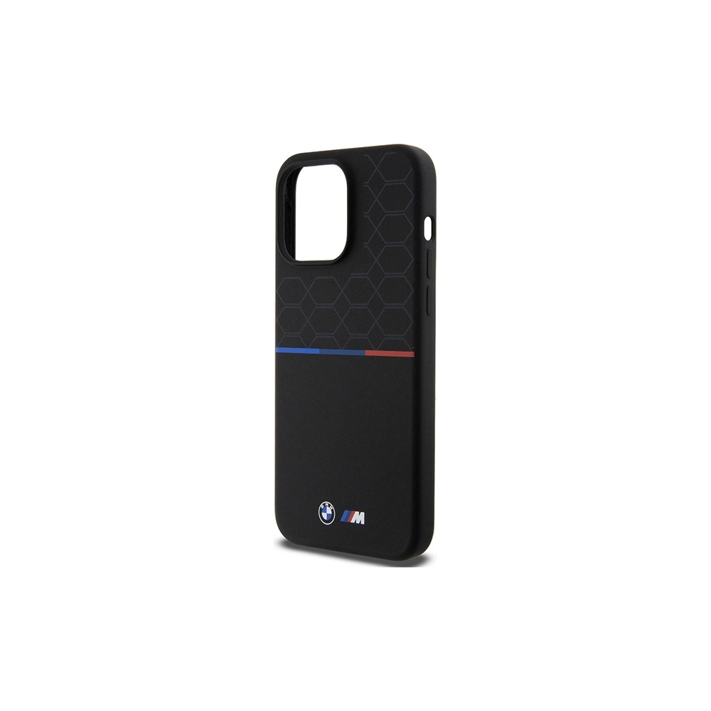 Hurtownia GSM - Etui BMW BMHMP15X22SMPK Apple iPhone 15 Pro Max hardcase M Silicone Pattern MagSafe černý/black - BMW655 - {ean13} - Hurt