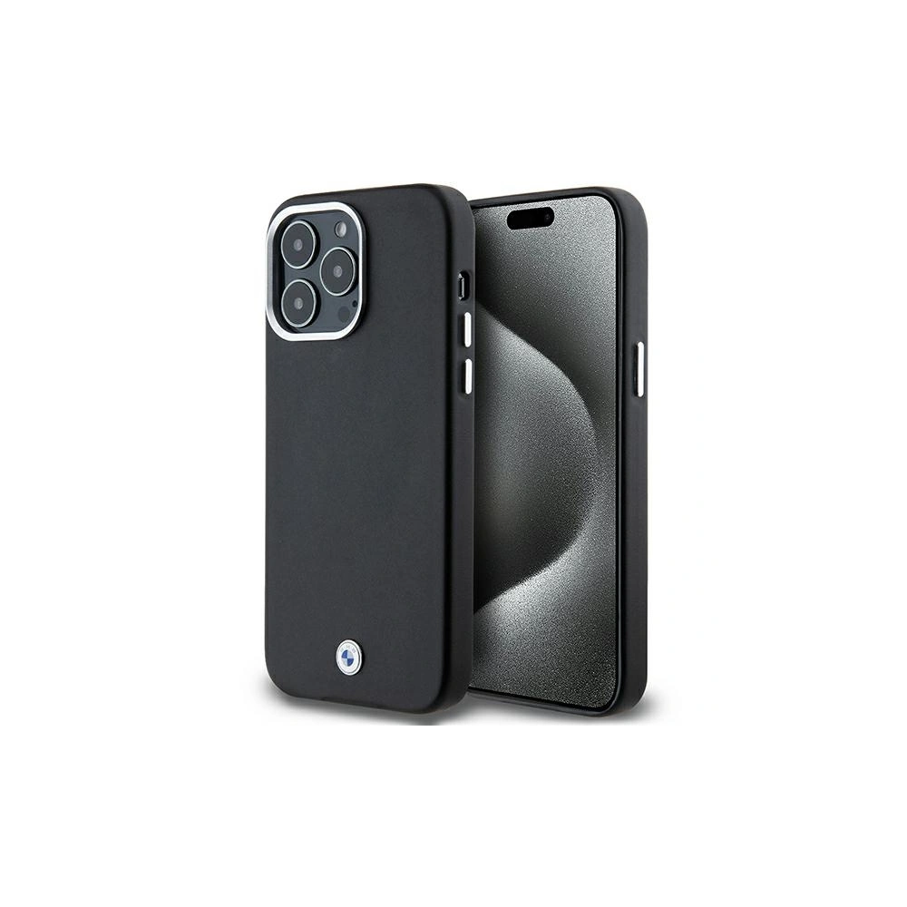 Hurtownia GSM - Etui BMW BMHMP15X23PUFWK Apple iPhone 15 Pro Max Signature Wrapped Metal MagSafe fekete/black - BMW656 - {ean13} - Hurt