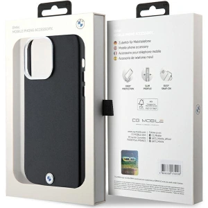 Hurtownia GSM - Etui BMW BMHMP15X23PUFWK Apple iPhone 15 Pro Max Signature Wrapped Metal MagSafe czarny/black - BMW656 - {ean13} - Hurt