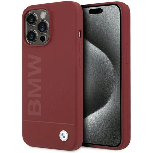 Hurtownia GSM - Etui BMW BMHMP15XSLBLRE Apple iPhone 15 Pro Max hardcase Silicone Big Logo MagSafe červený/red - BMW657 - {ean13} - Hurt