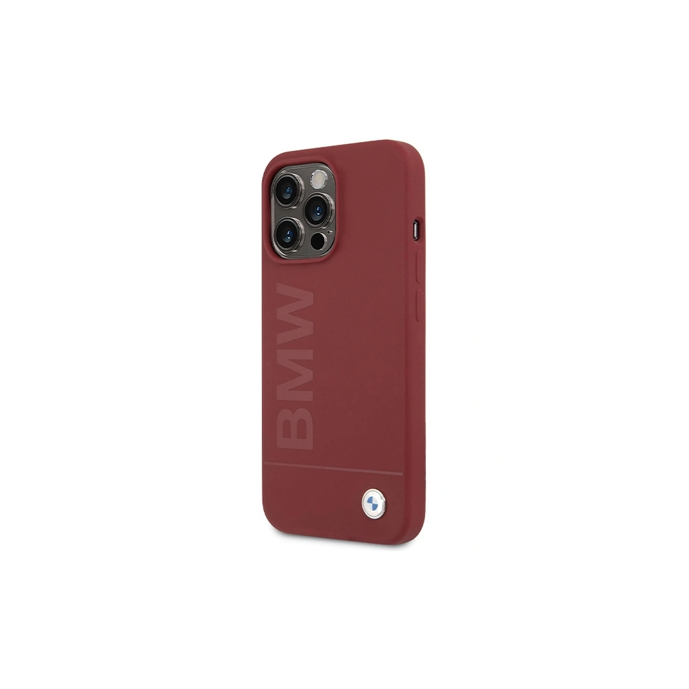 Hurtownia GSM - Case BMW BMHMP15XSLBLRE Apple iPhone 15 Pro Max Hardcase Silikon Big Logo MagSafe rot/red - BMW657 - {ean13} - Hurt