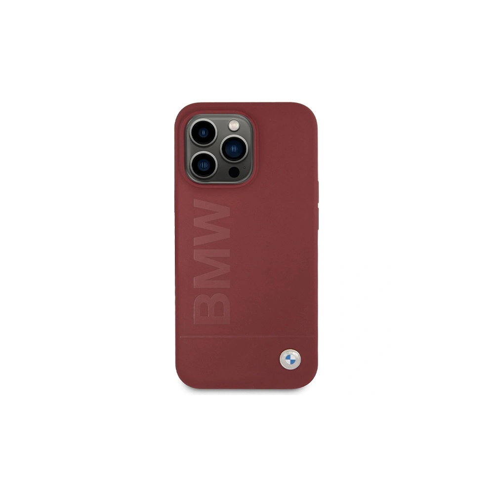 Hurtownia GSM - Case BMW BMHMP15XSLBLRE Apple iPhone 15 Pro Max Hardcase Silikon Big Logo MagSafe rot/red - BMW657 - {ean13} - Hurt