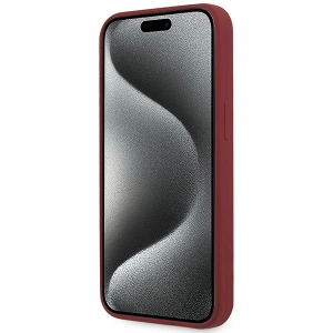 Hurtownia GSM - Case BMW BMHMP15XSLBLRE Apple iPhone 15 Pro Max Hardcase Silikon Big Logo MagSafe rot/red - BMW657 - {ean13} - Hurt
