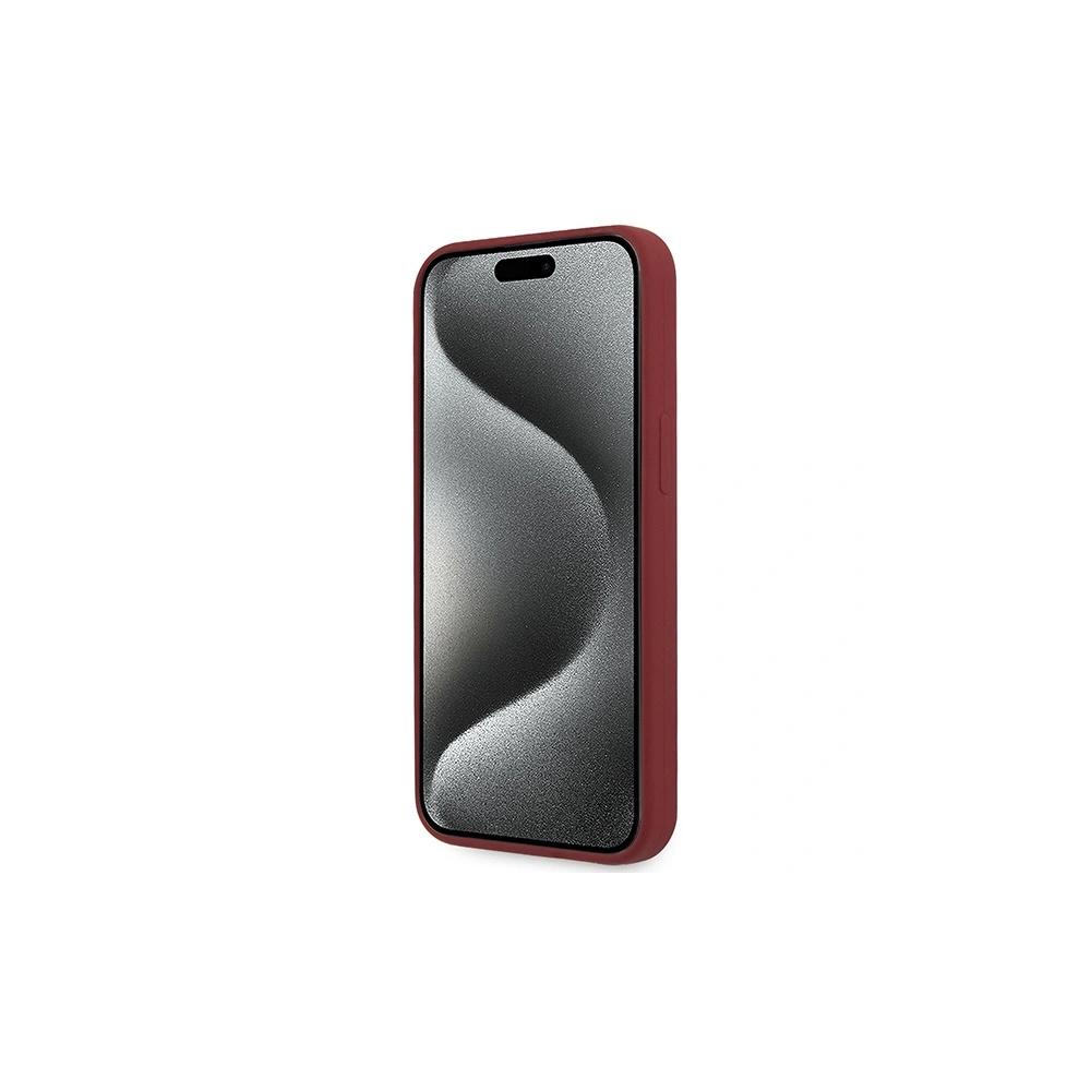 Hurtownia GSM - Etui BMW BMHMP15XSLBLRE Apple iPhone 15 Pro Max kemény tok Szilikon Nagy Logó MagSafe piros/red - BMW657 - {ean13} - Hurt