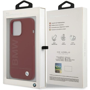 Hurtownia GSM - Etui BMW BMHMP15XSLBLRE Apple iPhone 15 Pro Max hardcase Silicone Big Logo MagSafe czerwony/red - BMW657 - {ean13} - Hurt