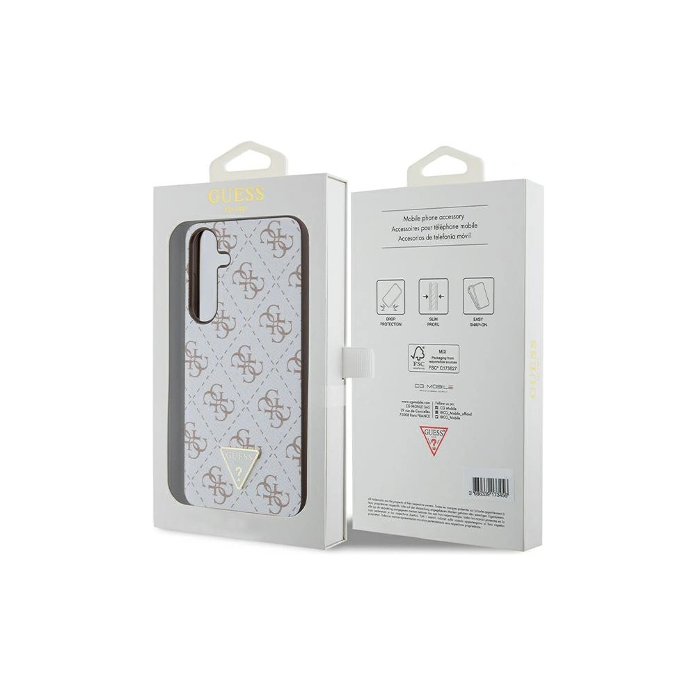 Hurtownia GSM - Etui Guess GUHCS24MPG4GPH Samsung Galaxy S24+ Plus hardcase 4G Triangle bílý/white - GUE3344 - {ean13} - Hurt