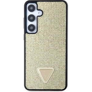 Etui Guess GUHCS24SHDGPPD Samsung Galaxy S24 hardcase Rhinestone Triangle złoty/gold