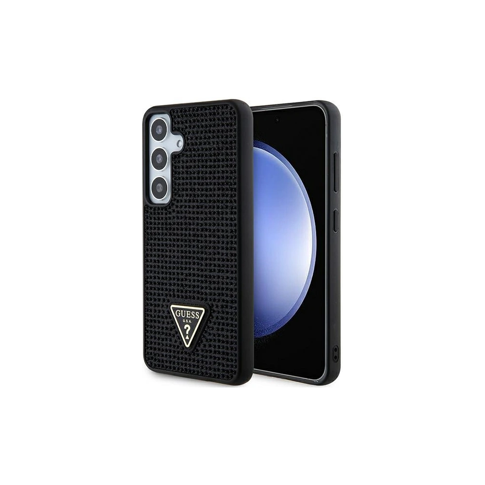 Hurtownia GSM - Etui Guess GUHCS24SHDGPPK Samsung Galaxy S24 kemény tok Rhinestone Triangle fekete/black - GUE3347 - {ean13} - Hurt