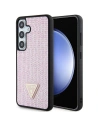 Etui Guess GUHCS24SHDGPPP Samsung Galaxy S24 hardcase Rhinestone Triangle roz/rozătoare