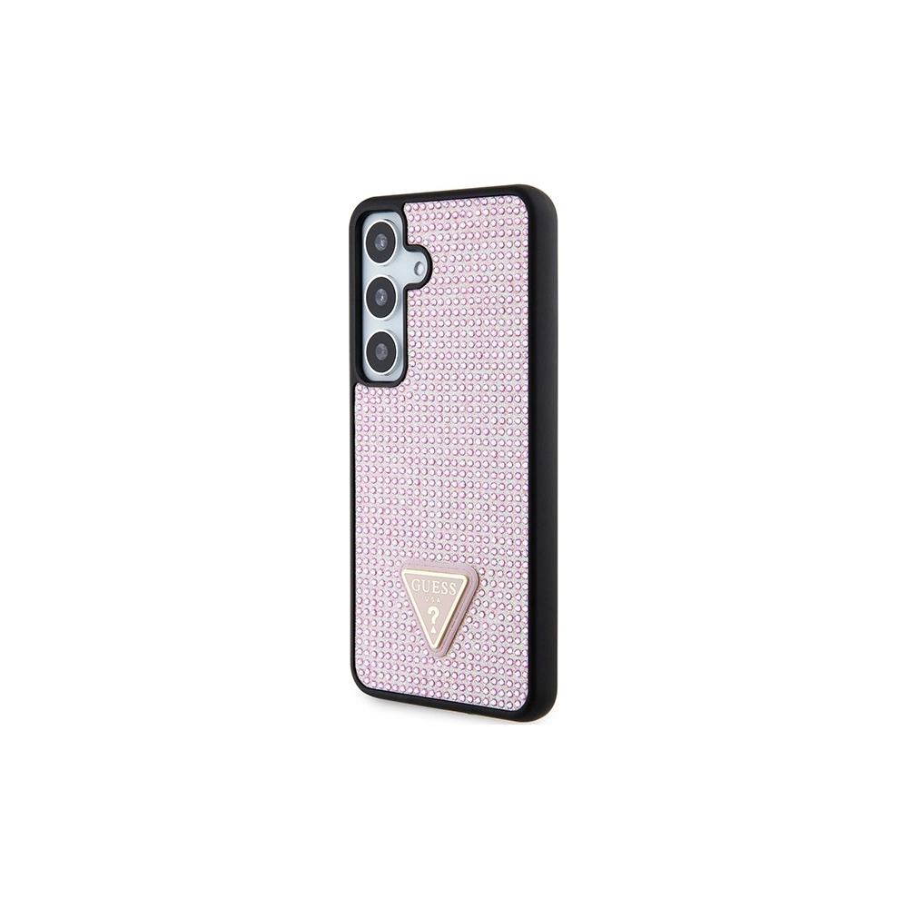 Hurtownia GSM - Etui Guess GUHCS24SHDGPPP Samsung Galaxy S24 hardcase Rhinestone Triangle różowy/pink - GUE3348 - {ean13} - Hurt