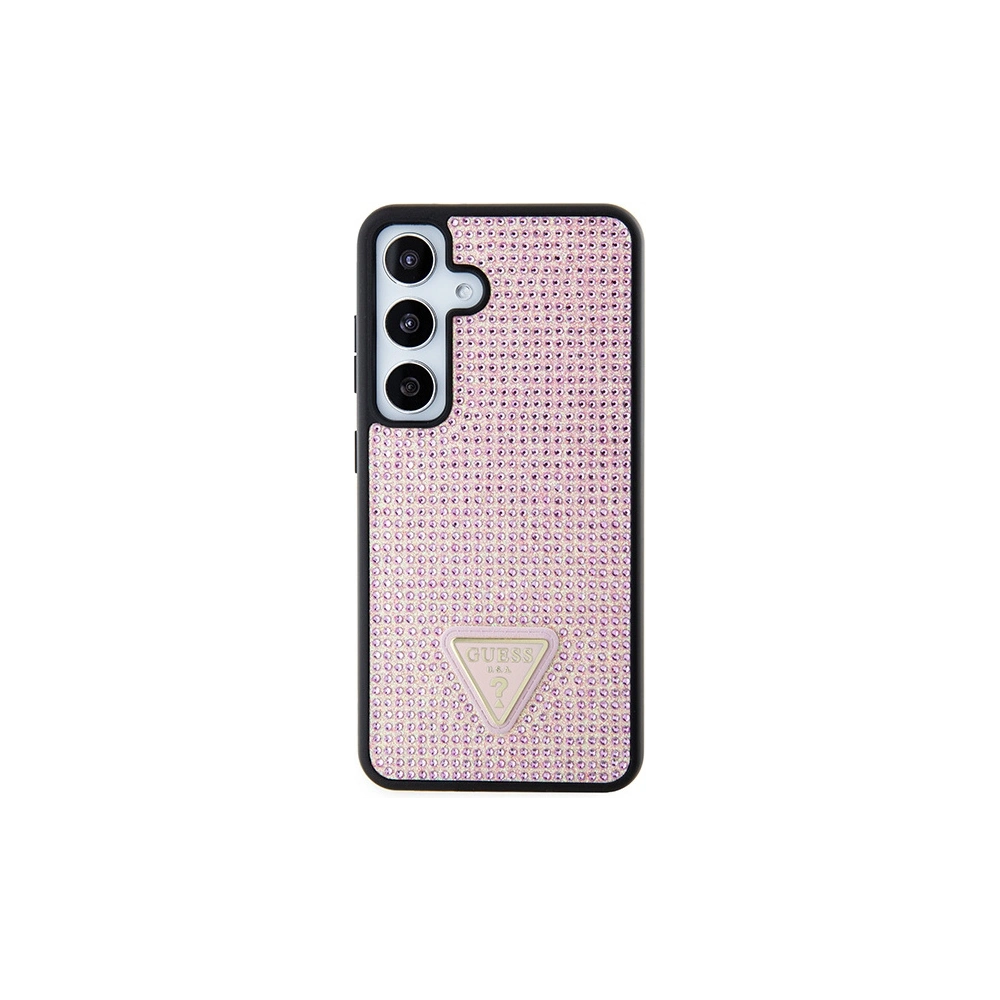Hurtownia GSM - Case Guess GUHCS24SHDGPPP Samsung Galaxy S24 Hardcase Rhinestone Triangle rosa/pink - GUE3348 - {ean13} - Hurt