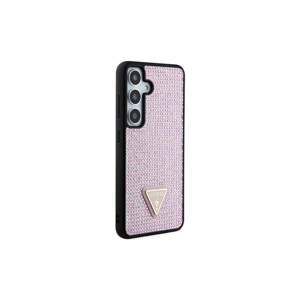 Hurtownia GSM - Etui Guess GUHCS24SHDGPPP Samsung Galaxy S24 kemény tok Rhinestone Triangle rózsaszín/pink - GUE3348 - {ean13} - Hurt