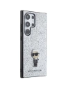 Hurtownia GSM - Case Karl Lagerfeld KLHCS24LGCNPSG Samsung Galaxy S24 Ultra Hardcase Fixed Glitter Ikonik Logo Metall-Pin silber/silver - KLD1919 - {ean13} - Hurt