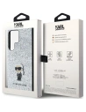Hurtownia GSM - Case Karl Lagerfeld KLHCS24LGCNPSG Samsung Galaxy S24 Ultra Hardcase Fixed Glitter Ikonik Logo Metall-Pin silber/silver - KLD1919 - {ean13} - Hurt