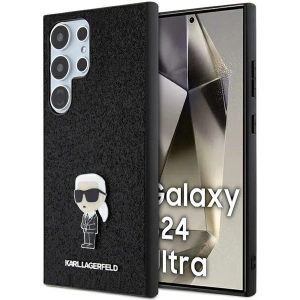 Hurtownia GSM - Case Karl Lagerfeld KLHCS24LGKNPSK Samsung Galaxy S24 Ultra Hardcase Fixed Glitter Ikonik Logo Metal Pin schwarz/black - KLD1920 - {ean13} - Hurt