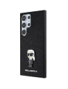 Hurtownia GSM - Etui Karl Lagerfeld KLHCS24LGKNPSK Samsung Galaxy S24 Ultra hardcase Fixed Glitter Ikonik Logo Metal Pin negru/black - KLD1920 - {ean13} - Hurt