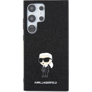 Hurtownia GSM - Etui Karl Lagerfeld KLHCS24LGKNPSK Samsung Galaxy S24 Ultra hardcase Fixed Glitter Ikonik Logo Metal Pin negru/black - KLD1920 - {ean13} - Hurt