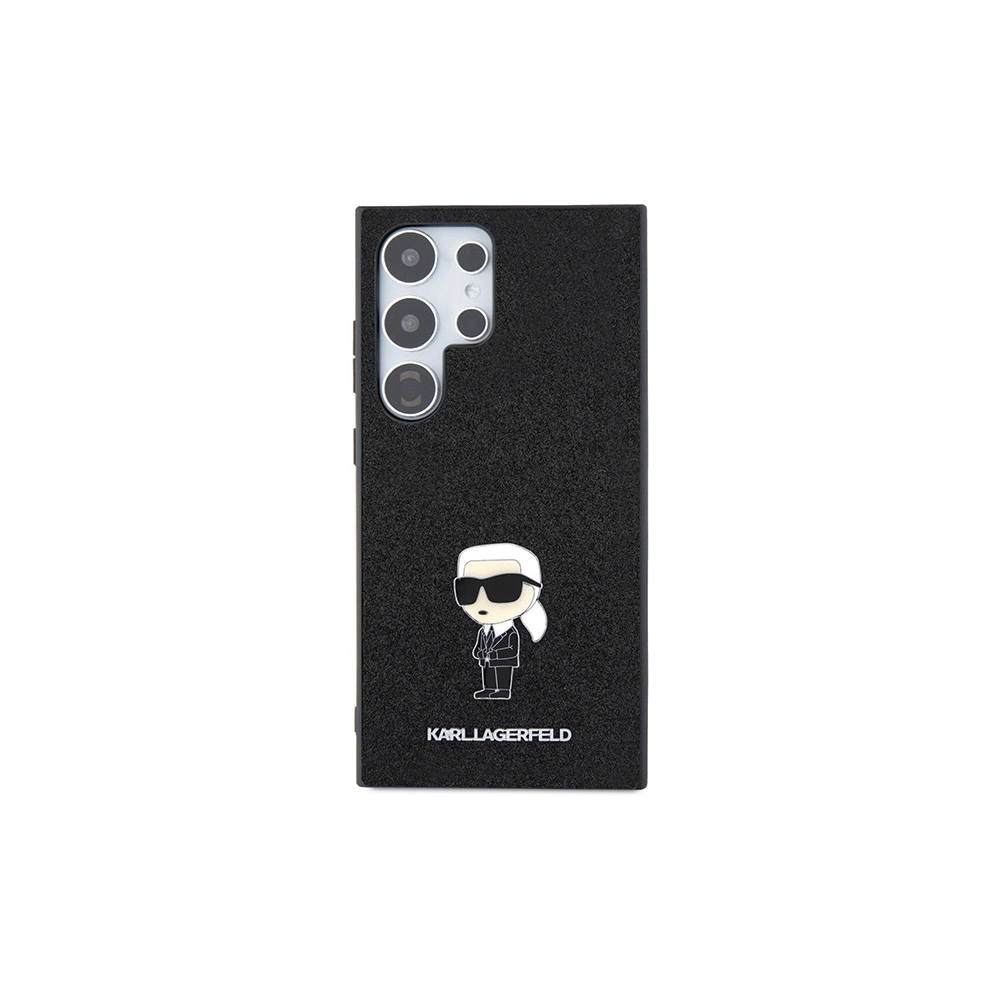 Hurtownia GSM - Case Karl Lagerfeld KLHCS24LGKNPSK Samsung Galaxy S24 Ultra Hardcase Fixed Glitter Ikonik Logo Metal Pin schwarz/black - KLD1920 - {ean13} - Hurt